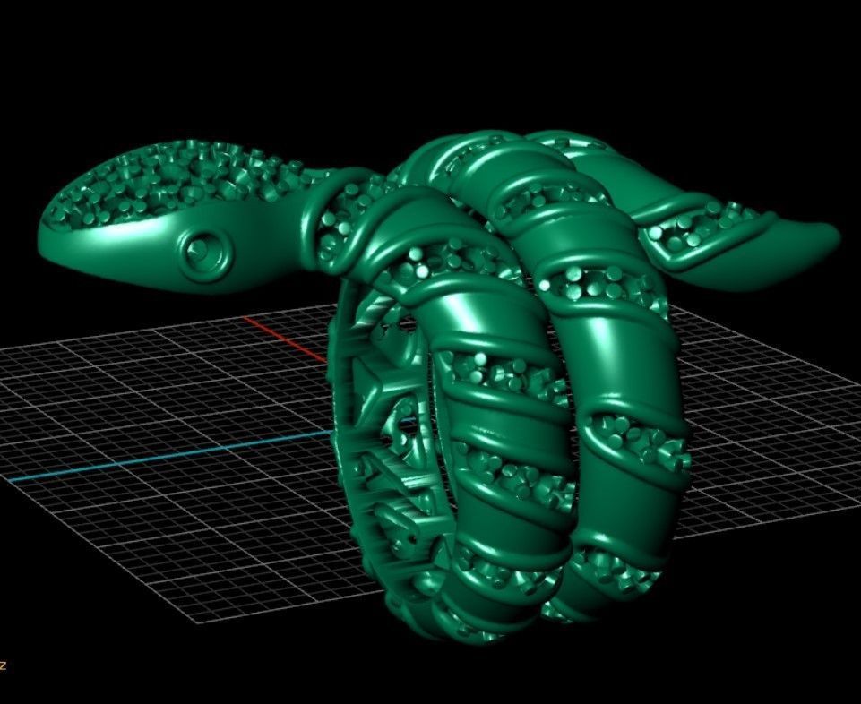 zbrush Ring collection 3D print model_29