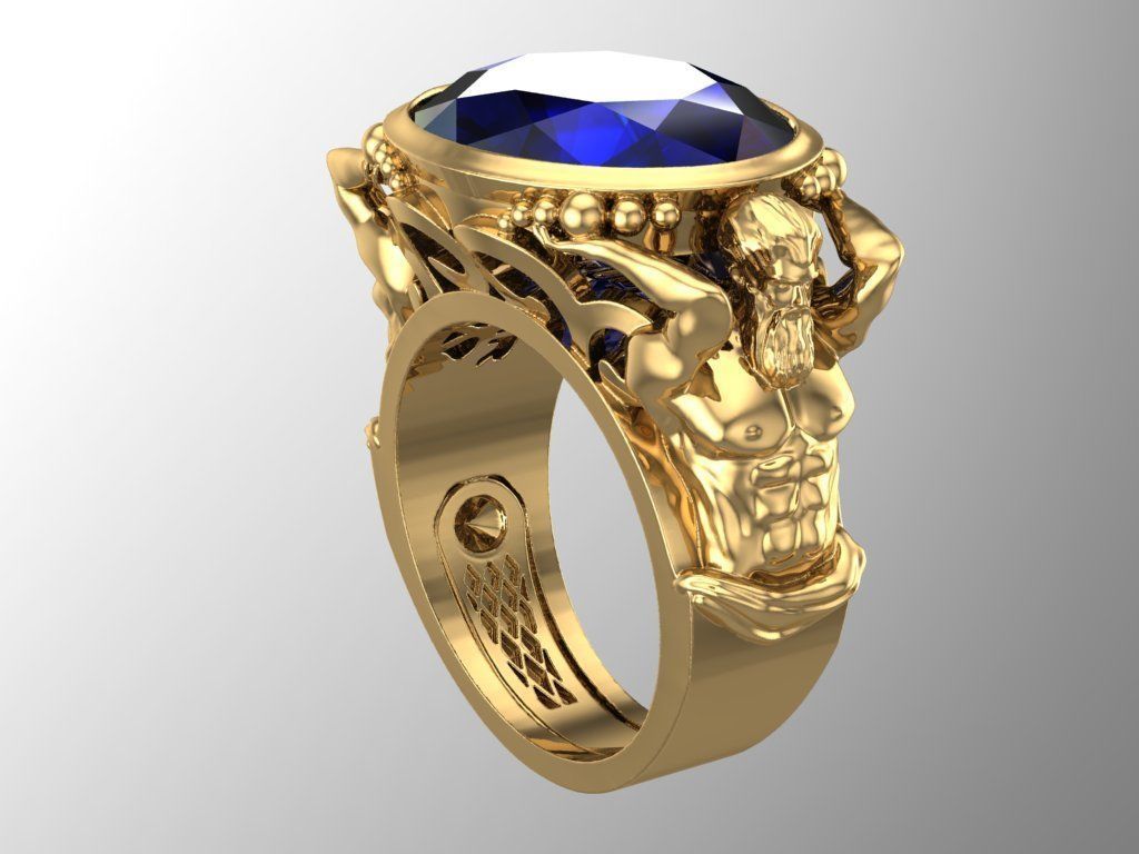 zbrush Ring collection 3D print model_8