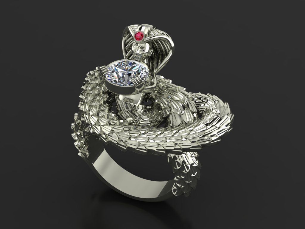 zbrush Ring collection 3D print model_25