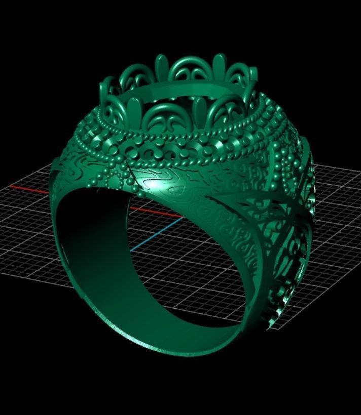 zbrush Ring collection 3D print model_32