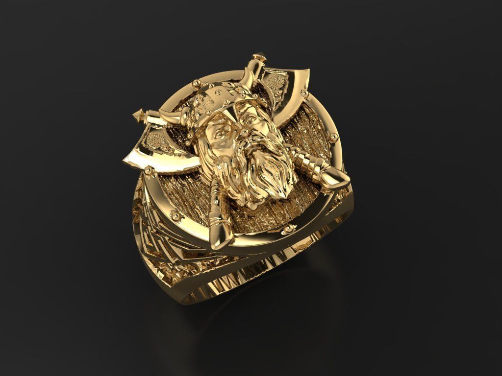 zbrush Ring collection 3D print model_3