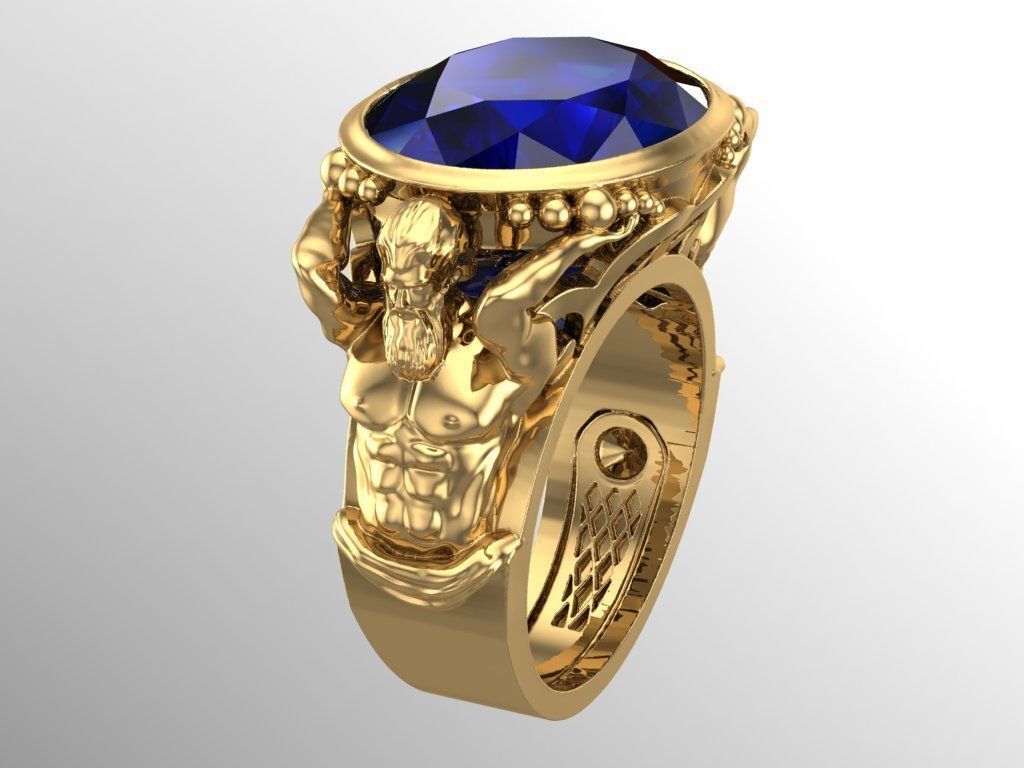 zbrush Ring collection 3D print model_2
