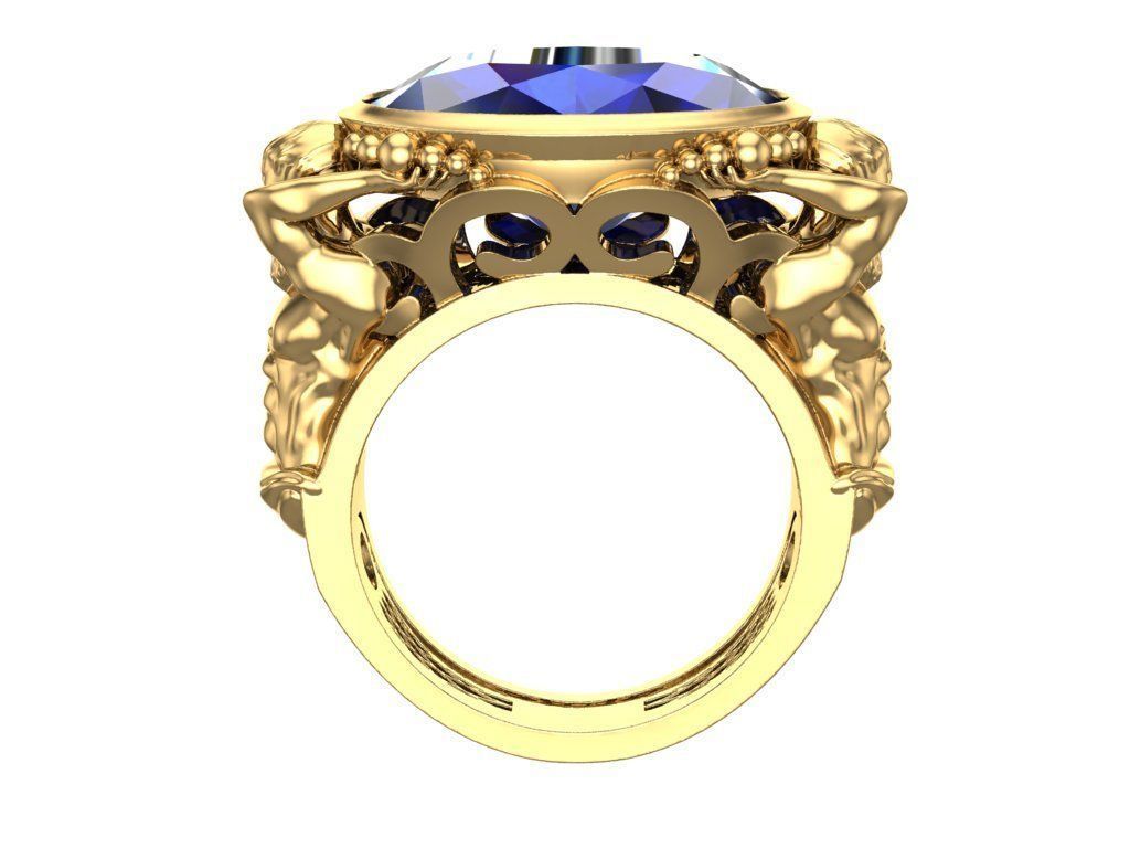 zbrush Ring collection 3D print model_9