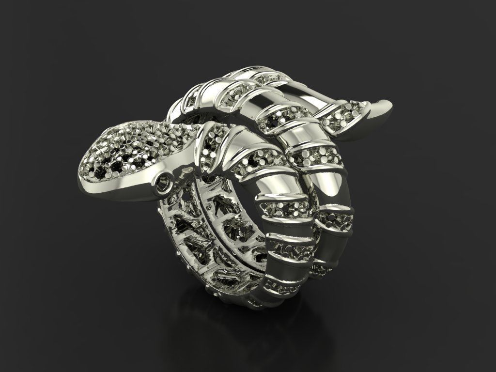 zbrush Ring collection 3D print model_7