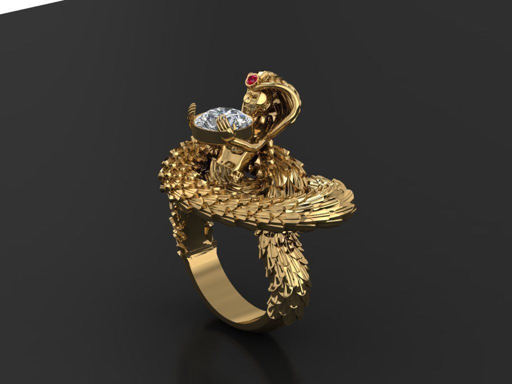 zbrush Ring collection 3D print model_23