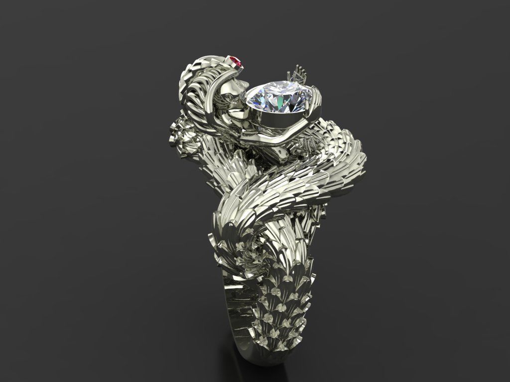 zbrush Ring collection 3D print model_26