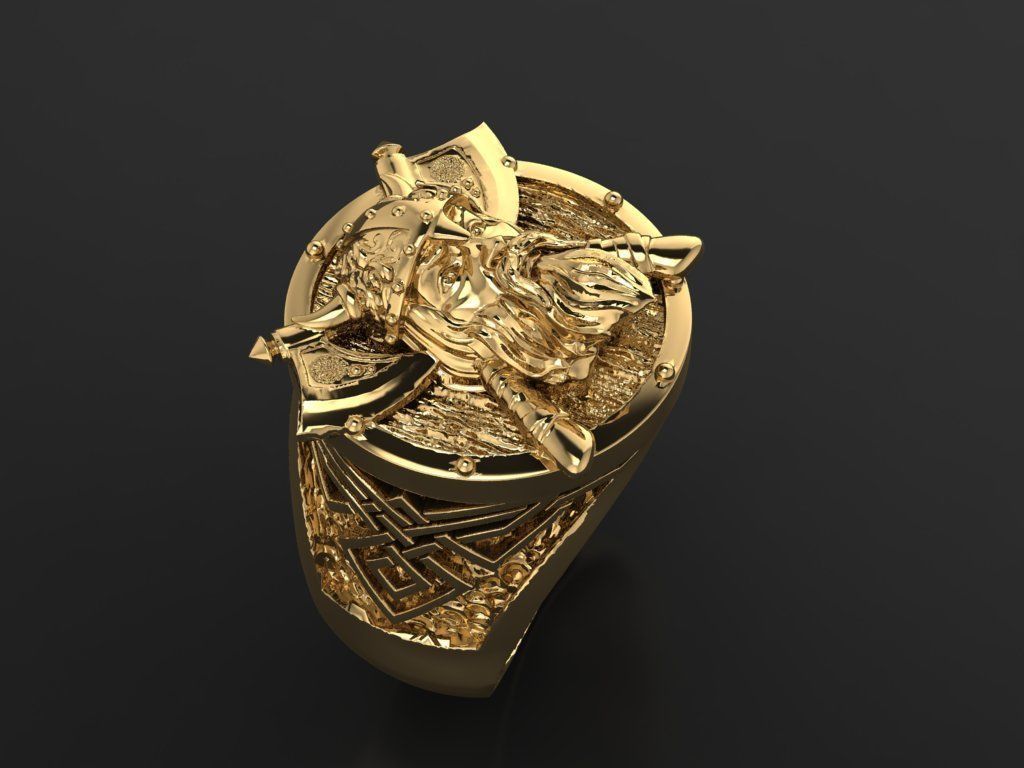 zbrush Ring collection 3D print model_15
