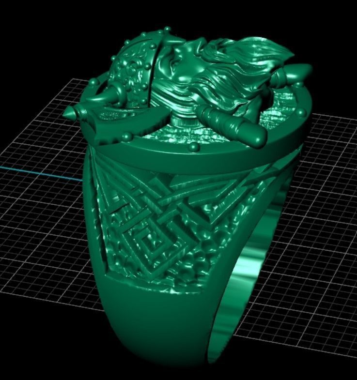 zbrush Ring collection 3D print model_21