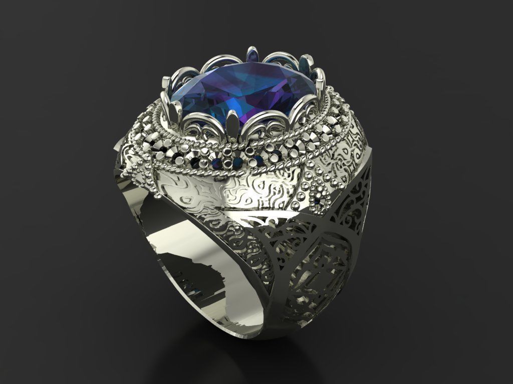 zbrush Ring collection 3D print model_30