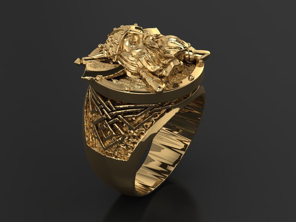 zbrush Ring collection 3D print model_16