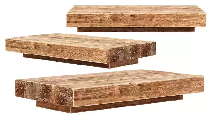 Jack Wooden Coffee Table 