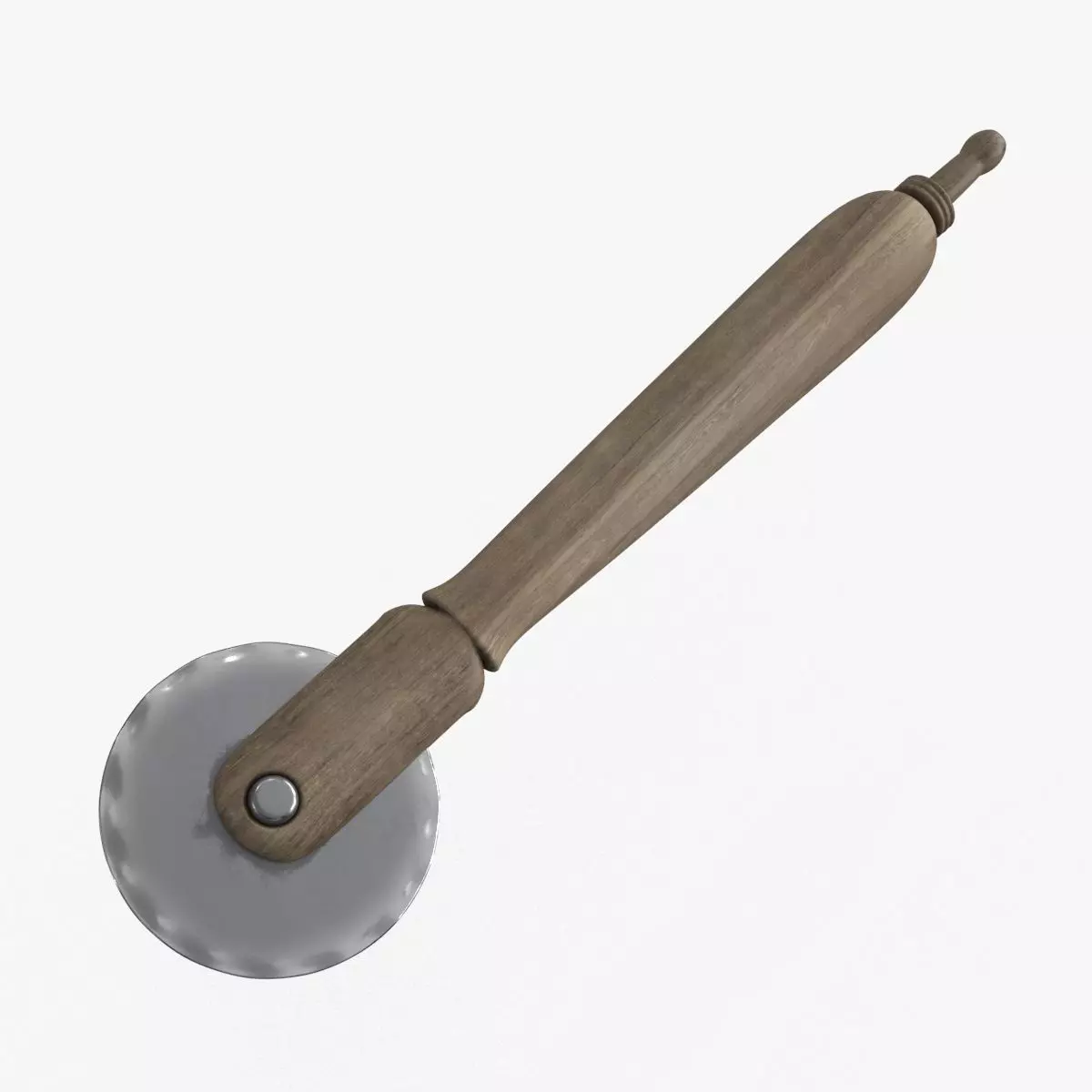 Pizza Wheel Low-poly 3D model_0