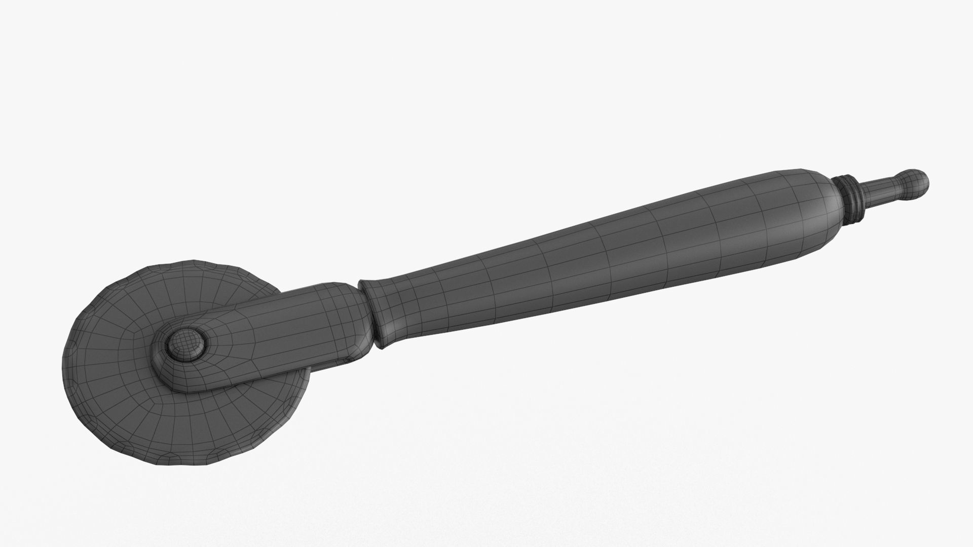 Pizza Wheel Low-poly 3D model_18