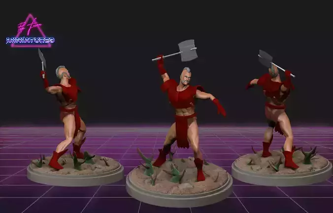 Geldor from MOTU 3d Model  3D print model