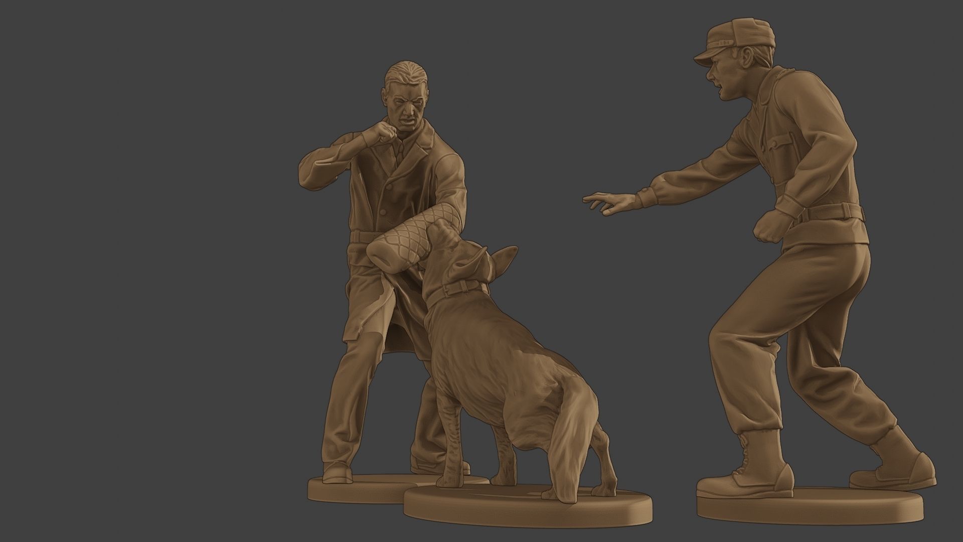 Czechoslovak communist Police K9 006 3D print model_13