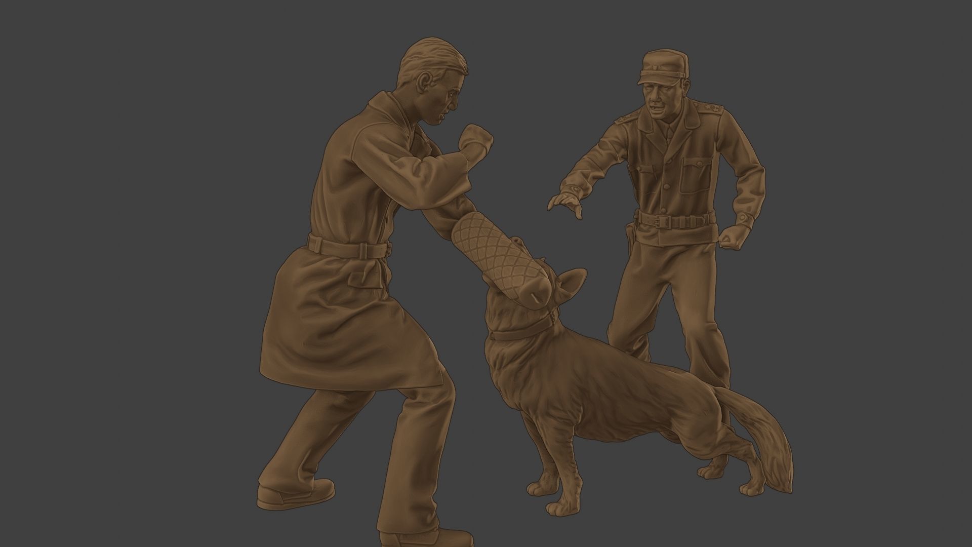 Czechoslovak communist Police K9 006 3D print model_31