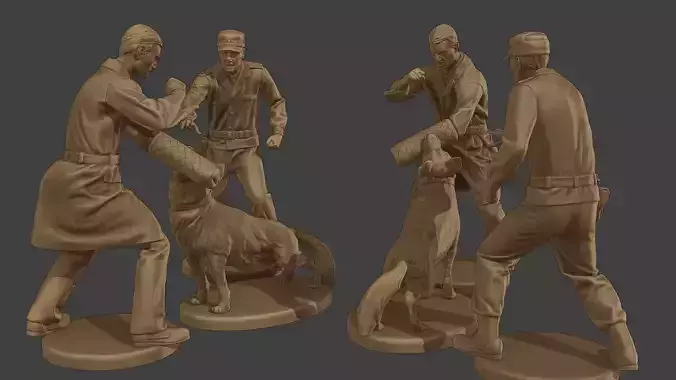 Czechoslovak communist Police K9 006 3D print model