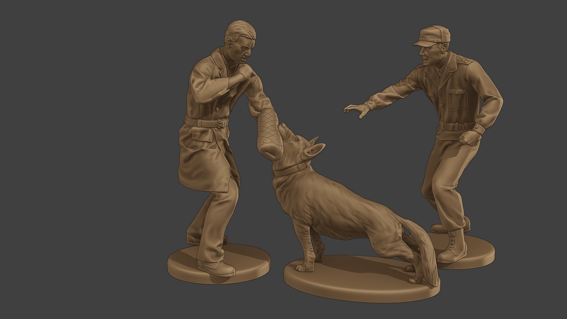 Czechoslovak communist Police K9 006 3D print model_9