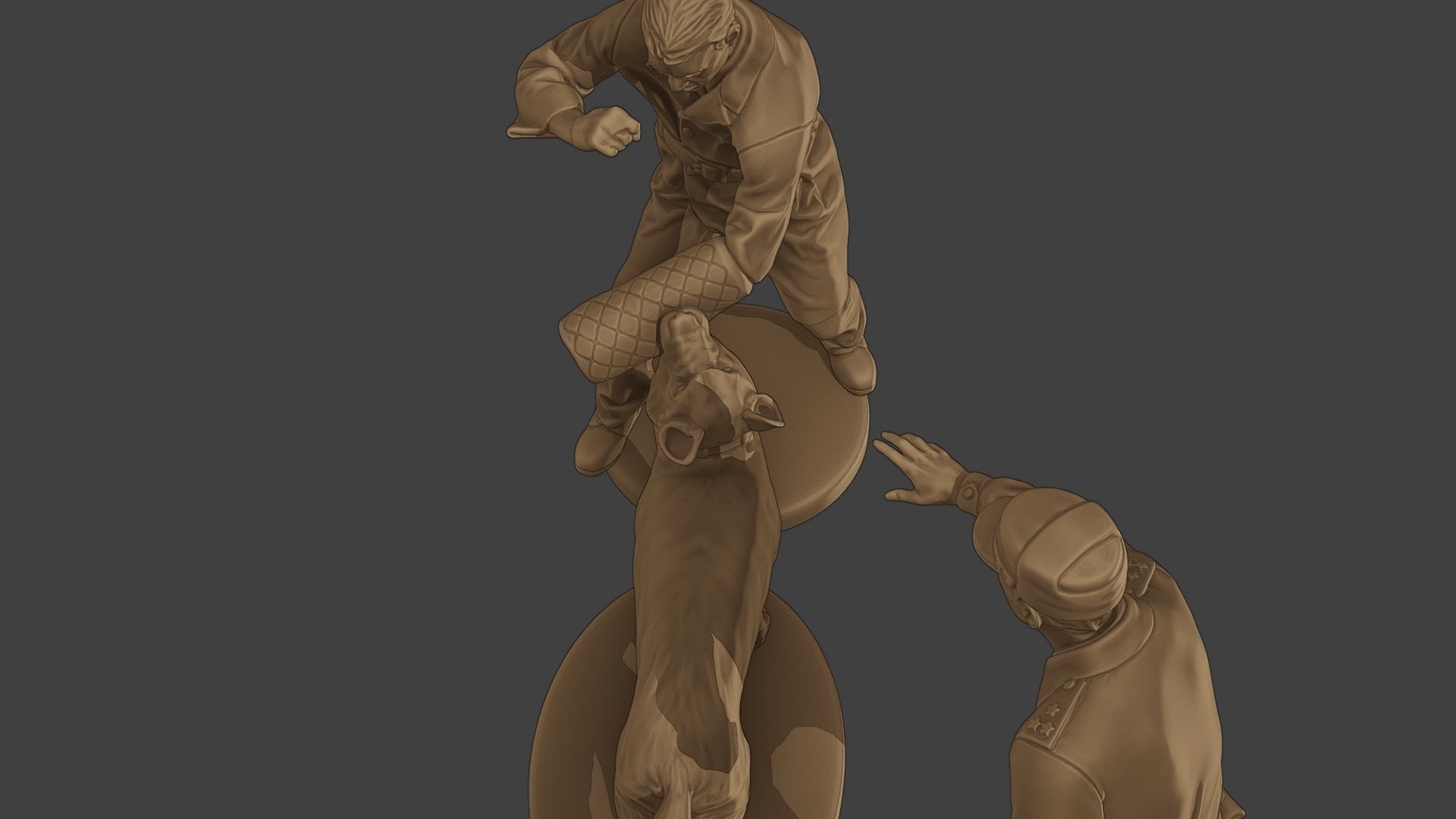 Czechoslovak communist Police K9 006 3D print model_14