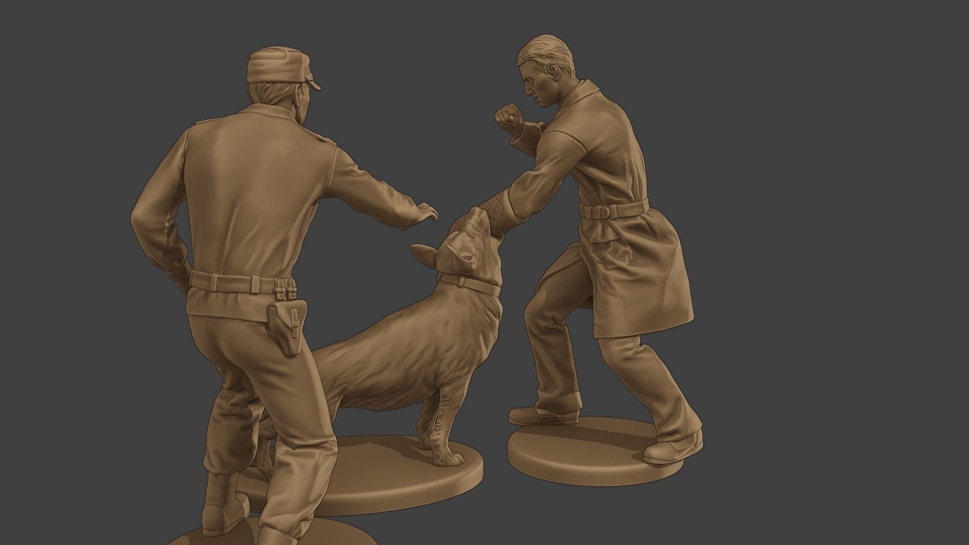 Czechoslovak communist Police K9 006 3D print model_3