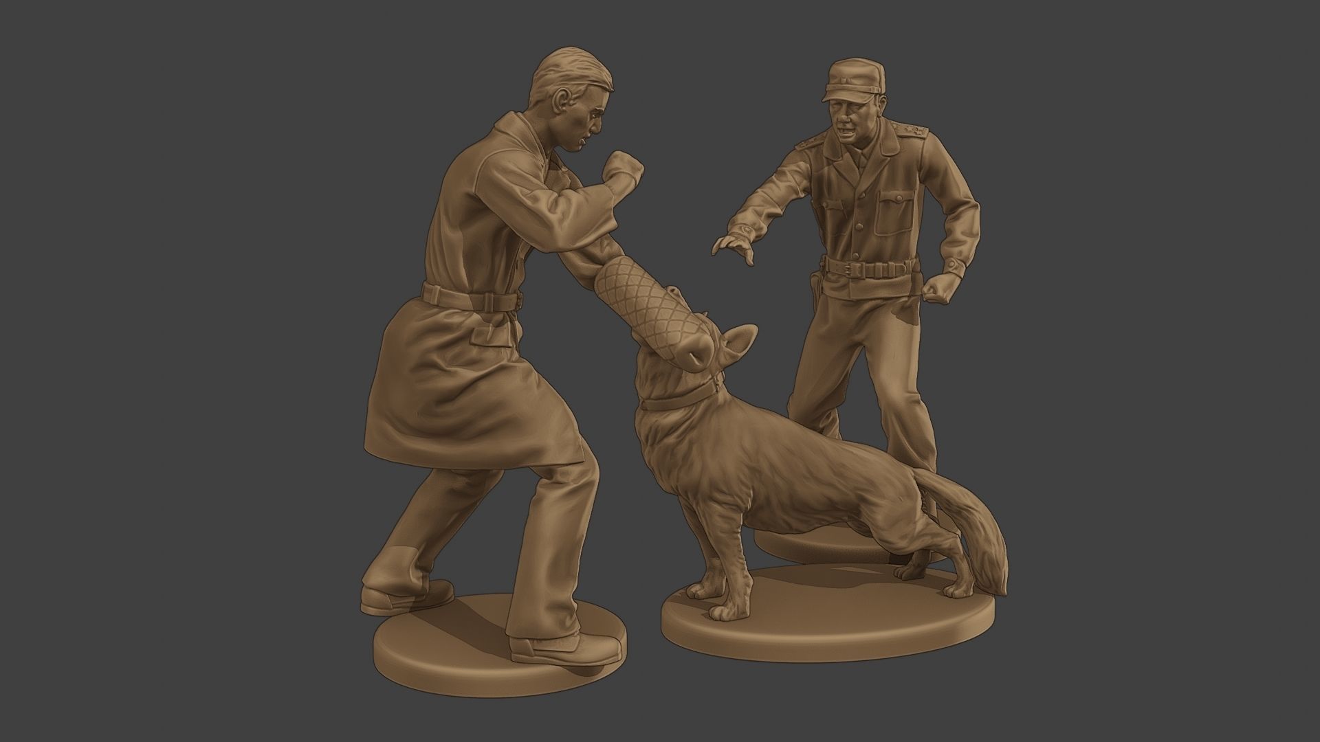 Czechoslovak communist Police K9 006 3D print model_8