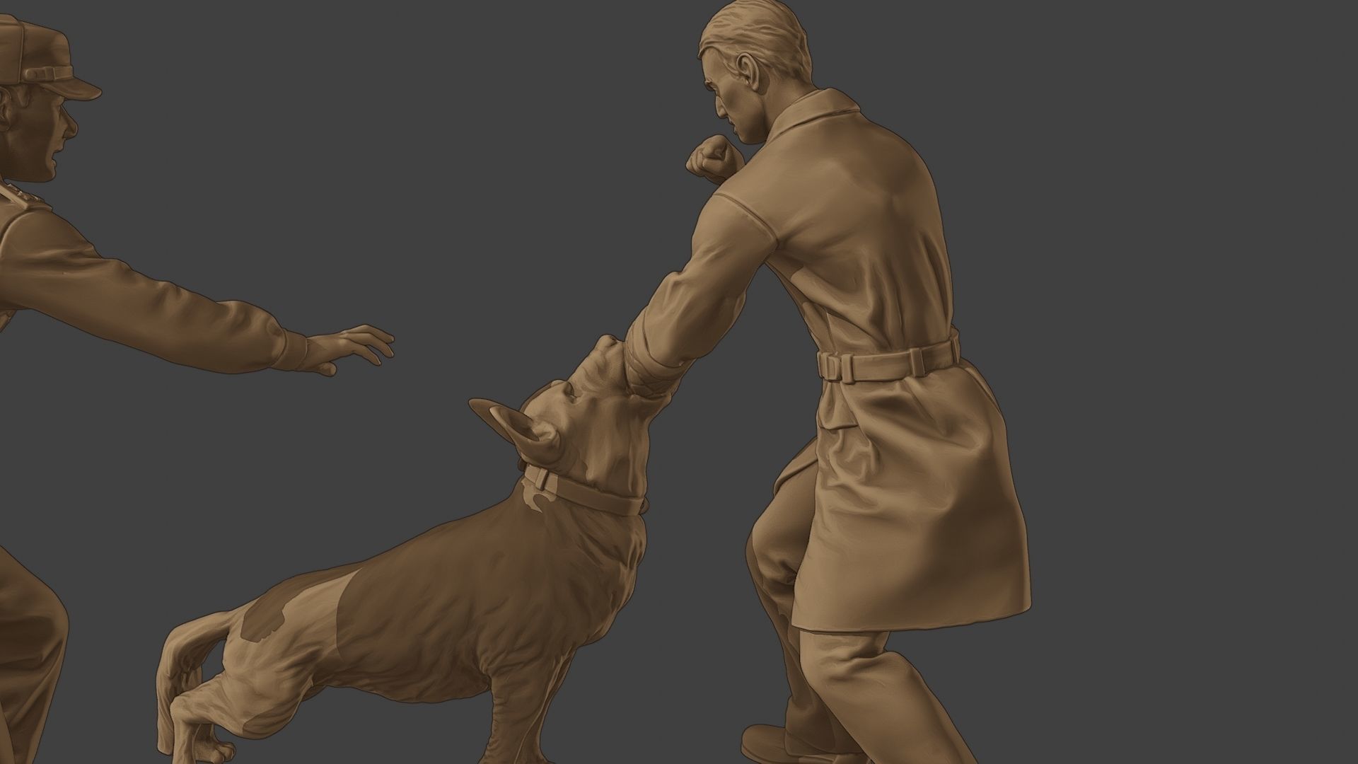 Czechoslovak communist Police K9 006 3D print model_26