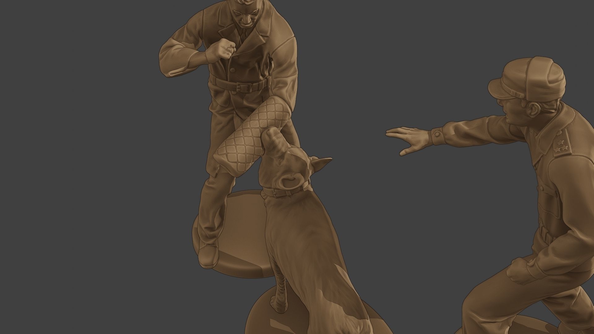 Czechoslovak communist Police K9 006 3D print model_19