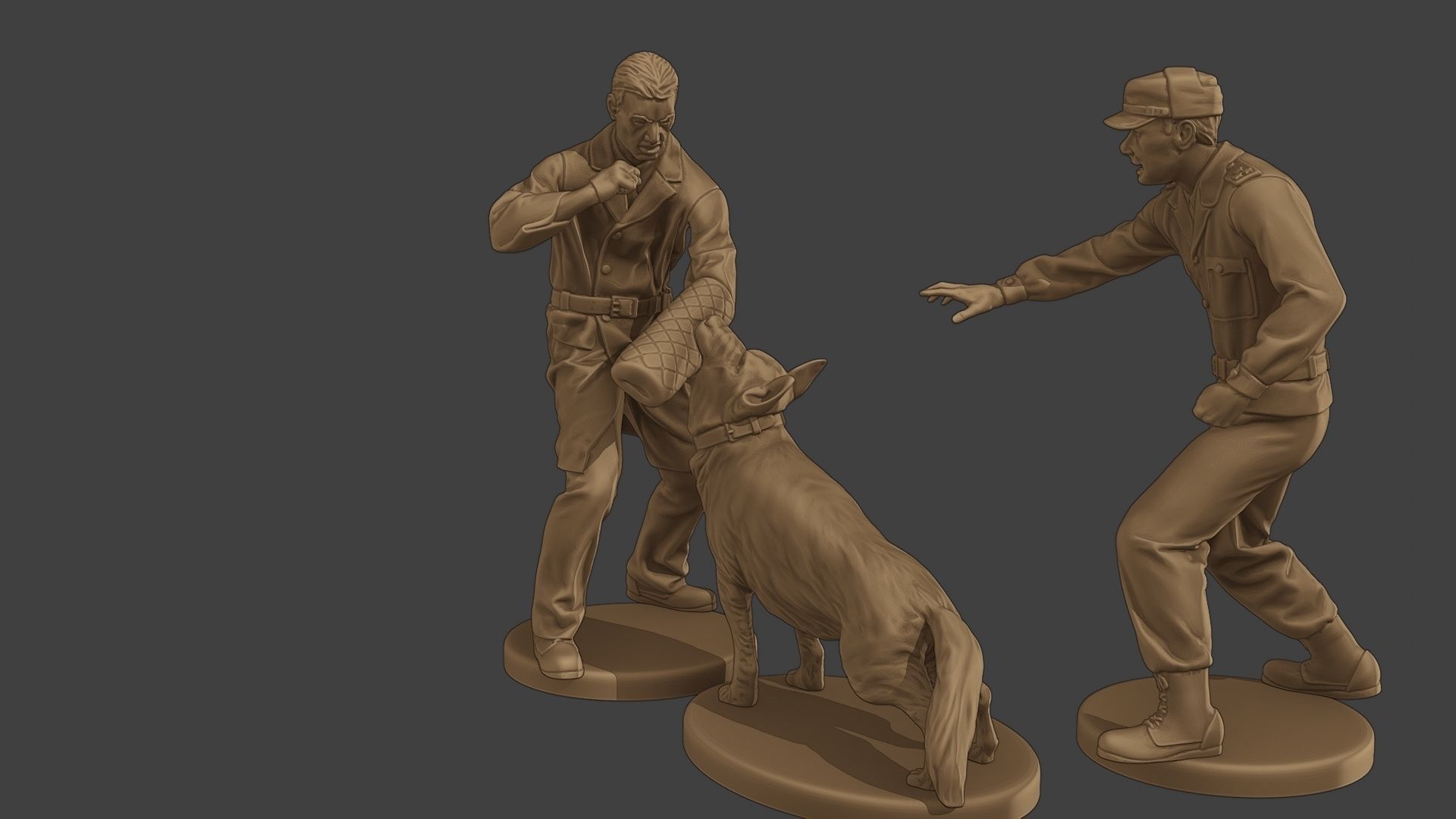 Czechoslovak communist Police K9 006 3D print model_10