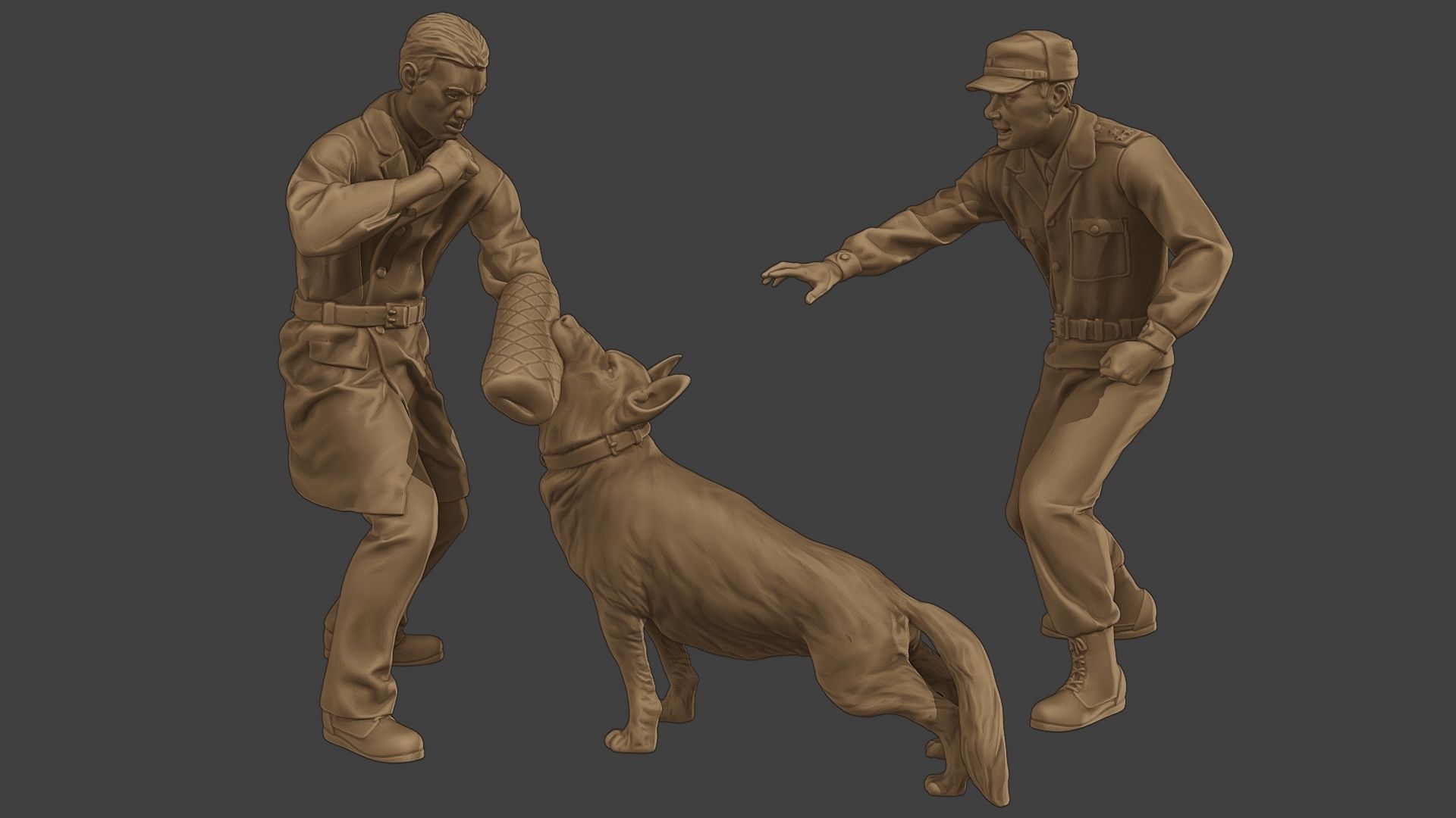 Czechoslovak communist Police K9 006 3D print model_1