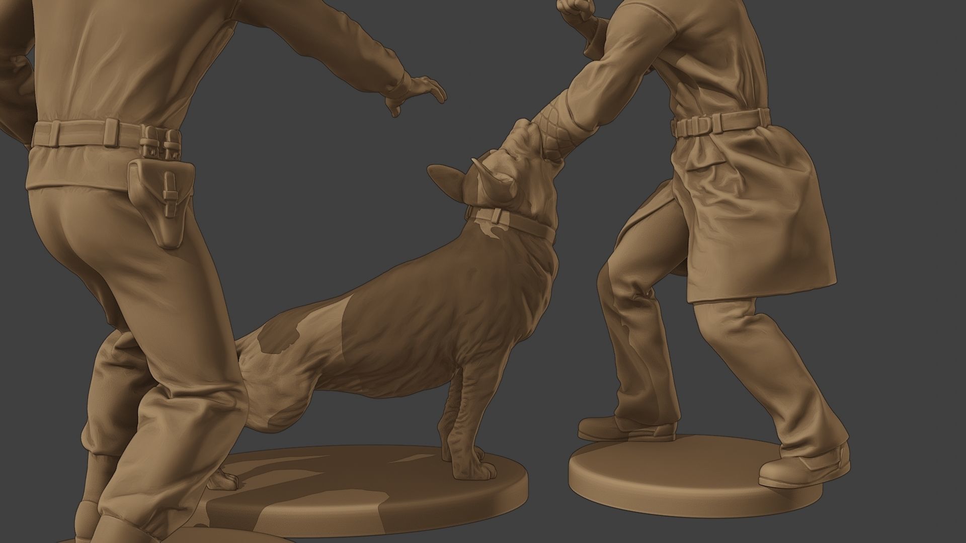 Czechoslovak communist Police K9 006 3D print model_17