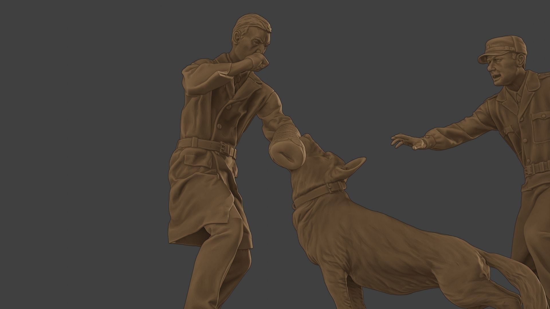 Czechoslovak communist Police K9 006 3D print model_29