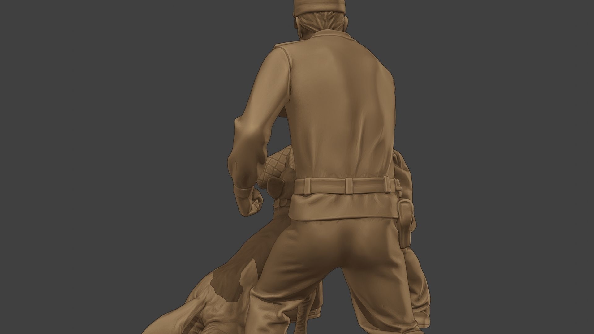 Czechoslovak communist Police K9 006 3D print model_27