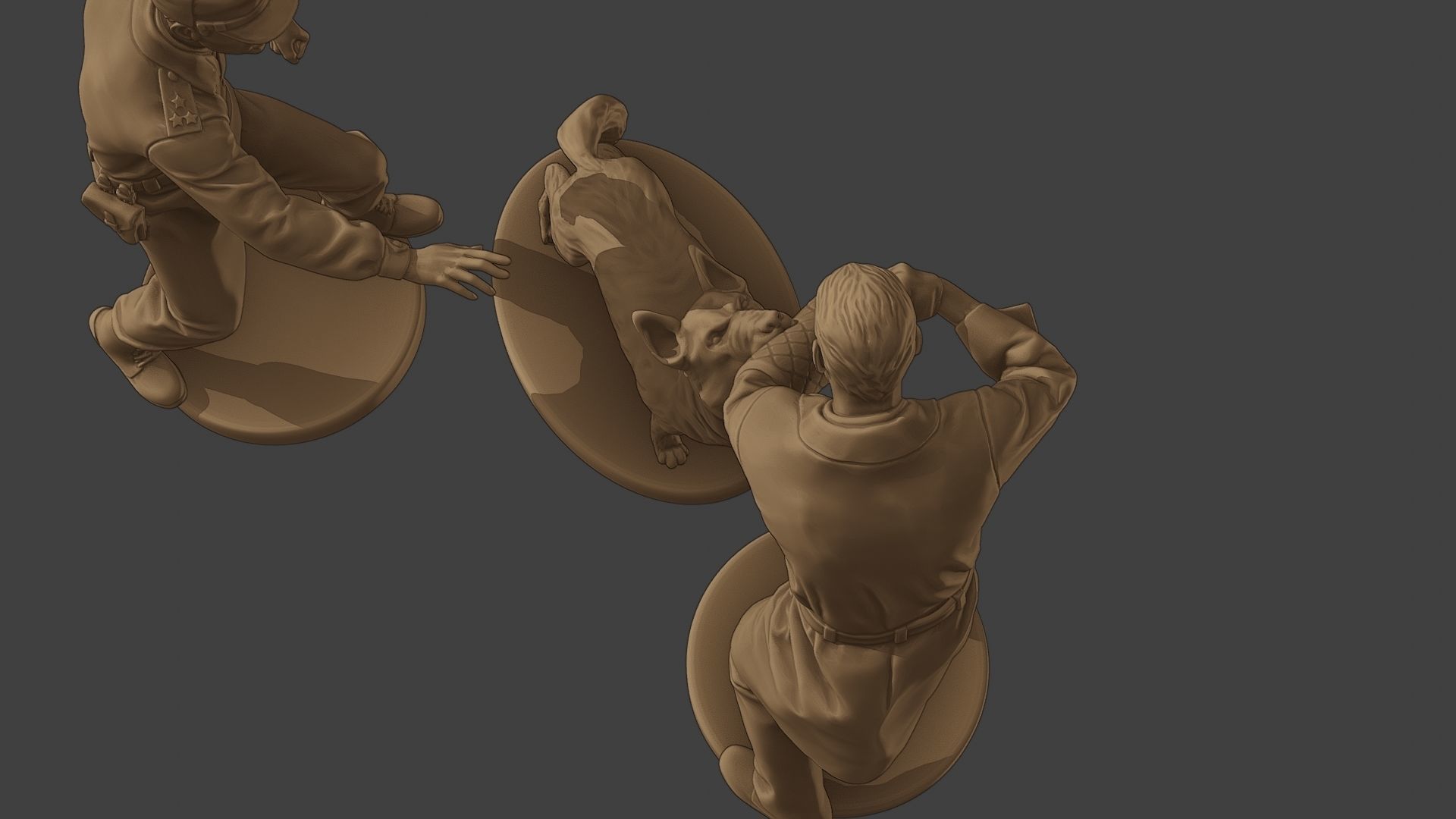 Czechoslovak communist Police K9 006 3D print model_16