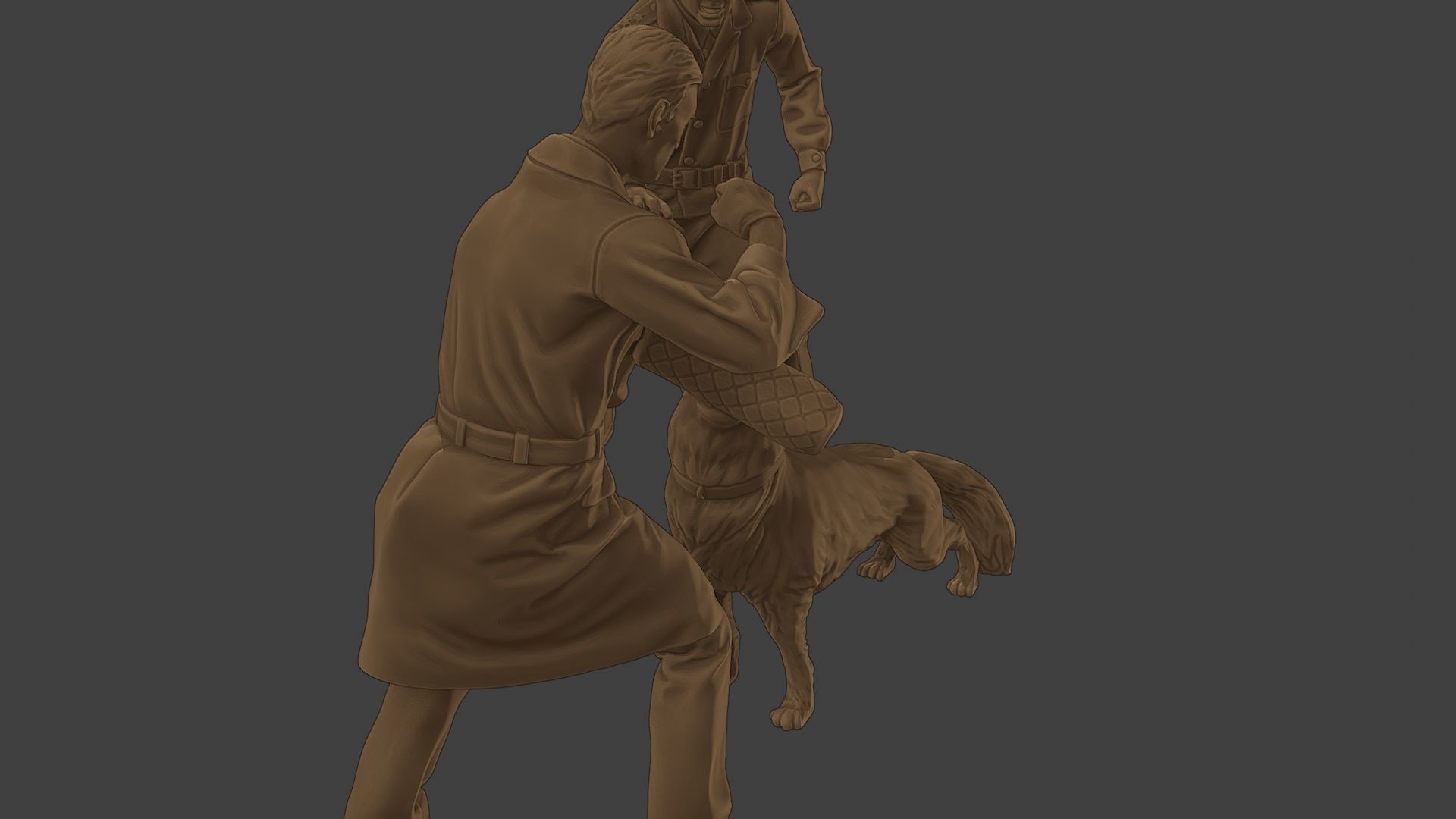 Czechoslovak communist Police K9 006 3D print model_24