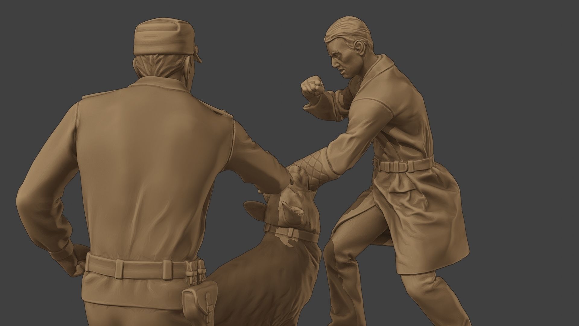 Czechoslovak communist Police K9 006 3D print model_18