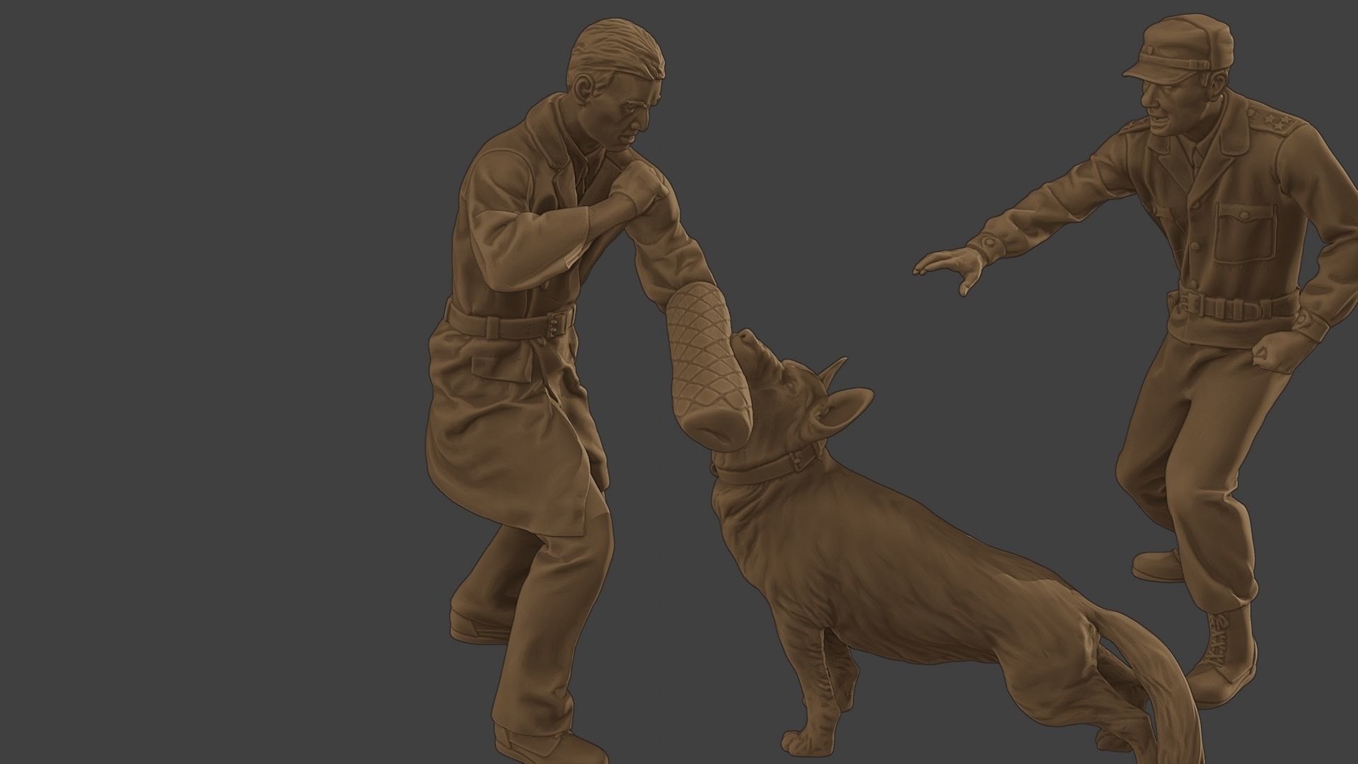 Czechoslovak communist Police K9 006 3D print model_30