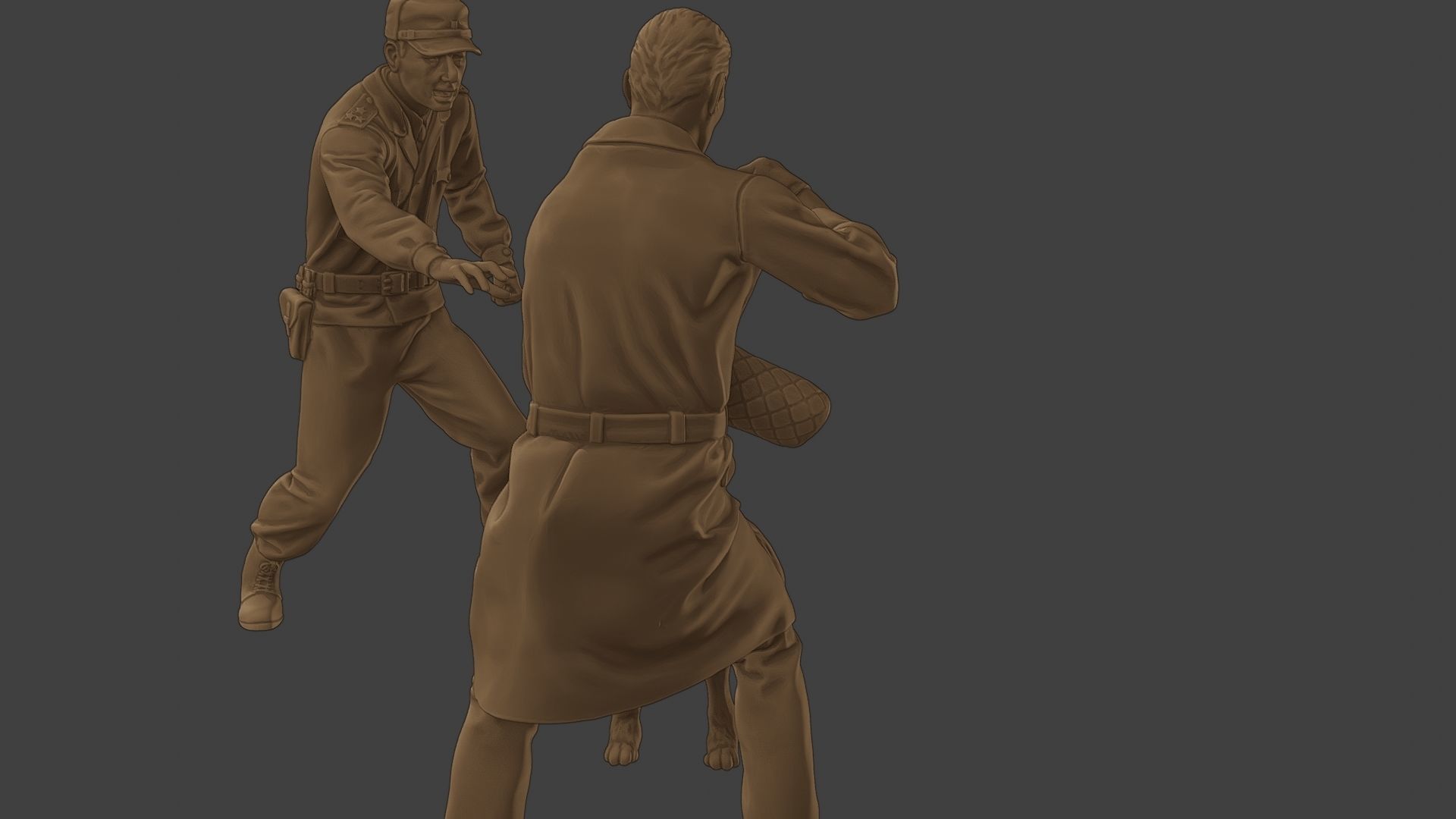 Czechoslovak communist Police K9 006 3D print model_25