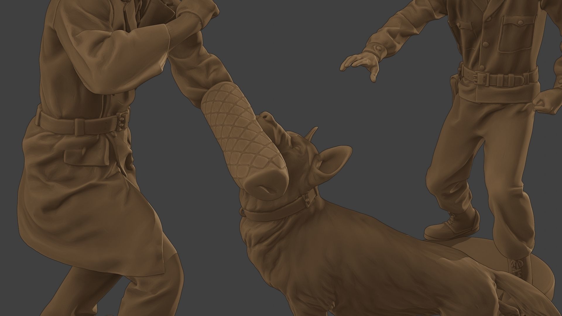 Czechoslovak communist Police K9 006 3D print model_20