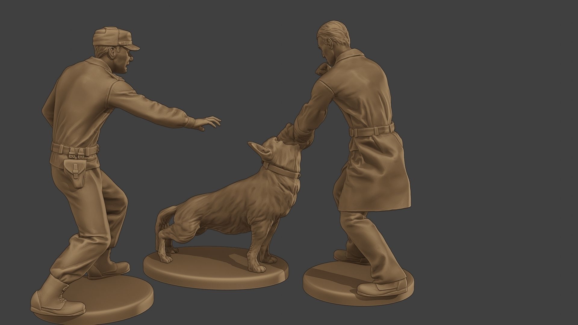 Czechoslovak communist Police K9 006 3D print model_4