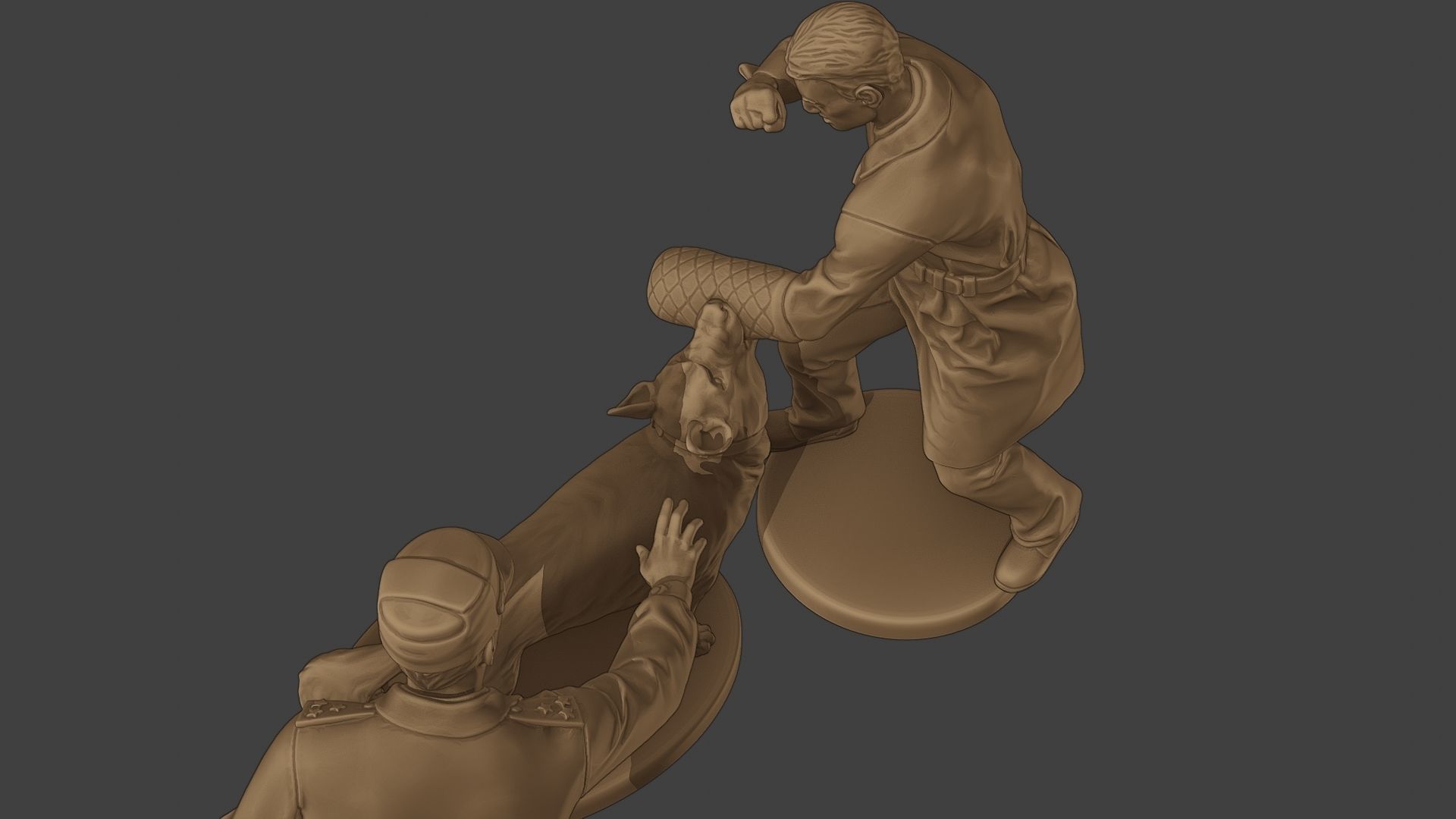 Czechoslovak communist Police K9 006 3D print model_15