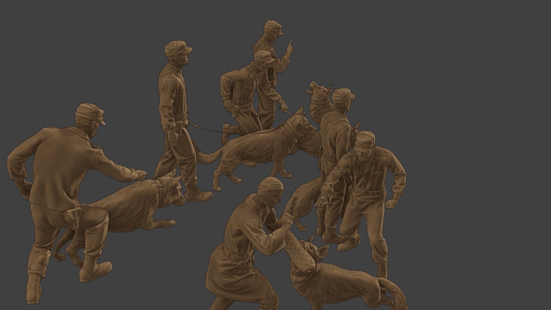 Czechoslovak communist Police K9 Pack 1 3D Model Collection_23