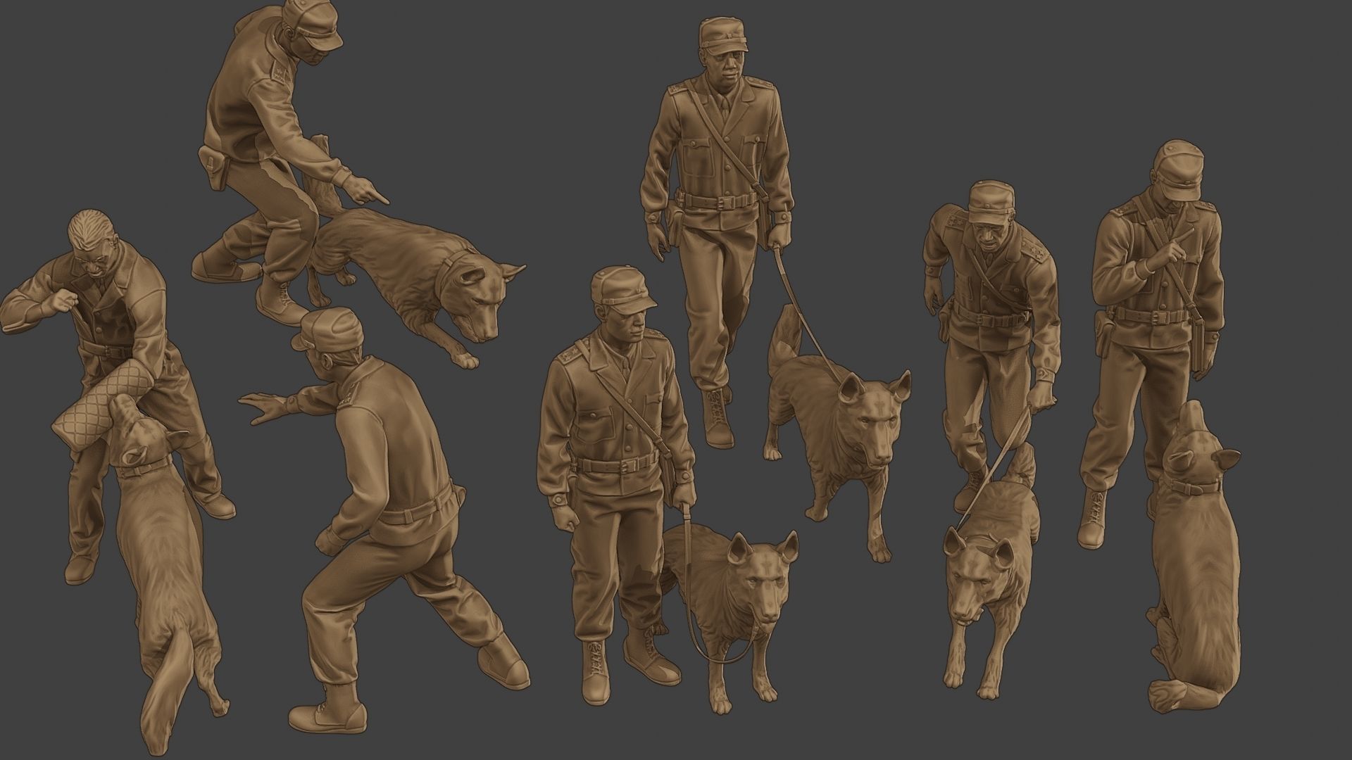 Czechoslovak communist Police K9 Pack 1 3D Model Collection_20