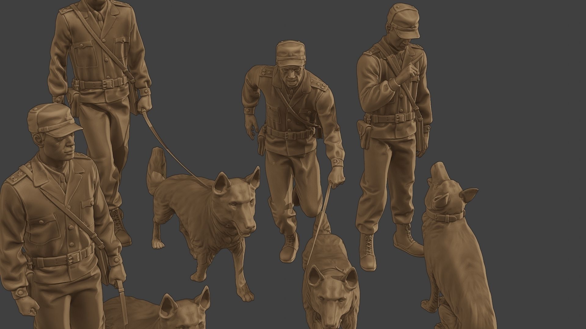 Czechoslovak communist Police K9 Pack 1 3D Model Collection_37