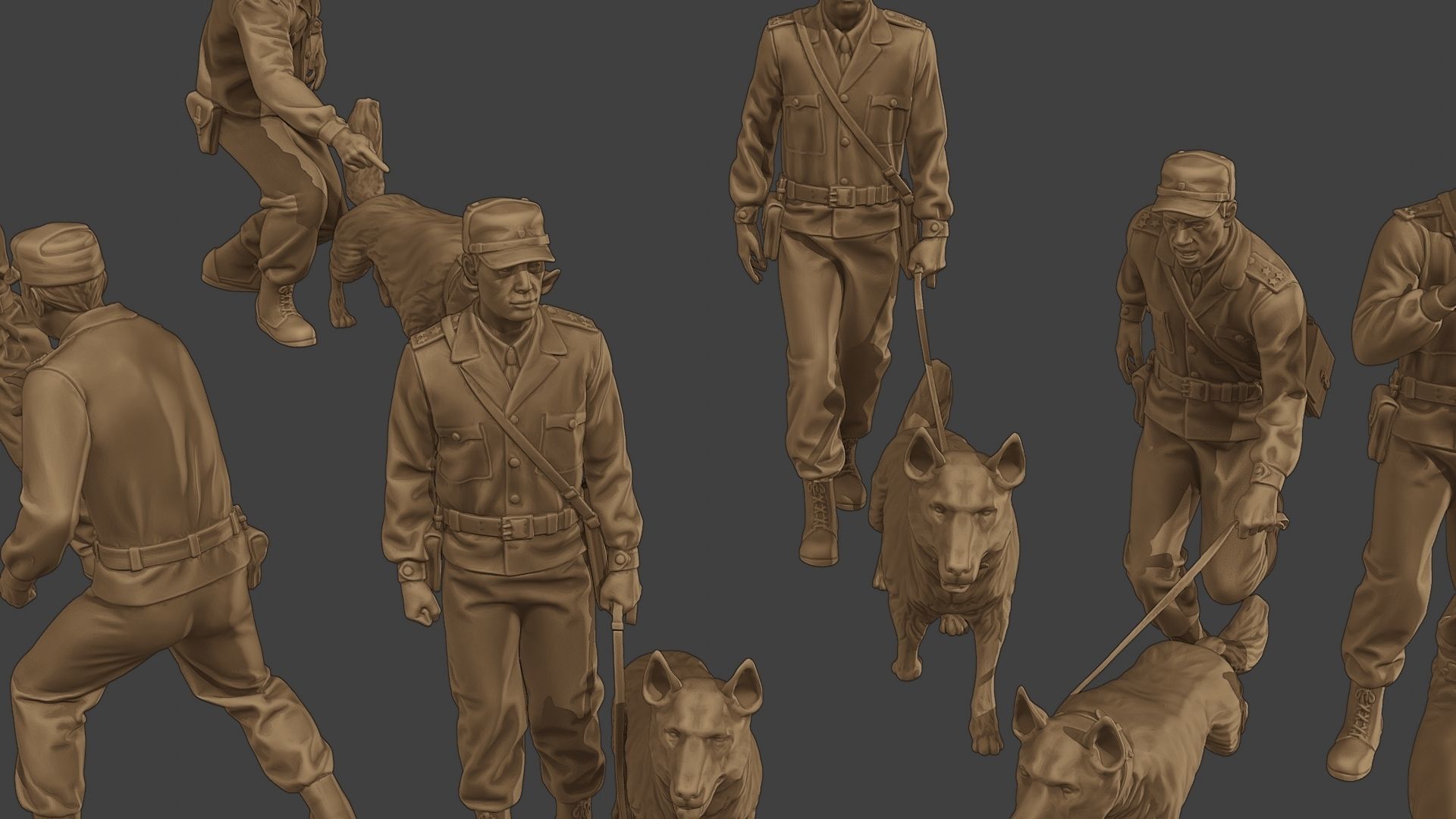 Czechoslovak communist Police K9 Pack 1 3D Model Collection_19