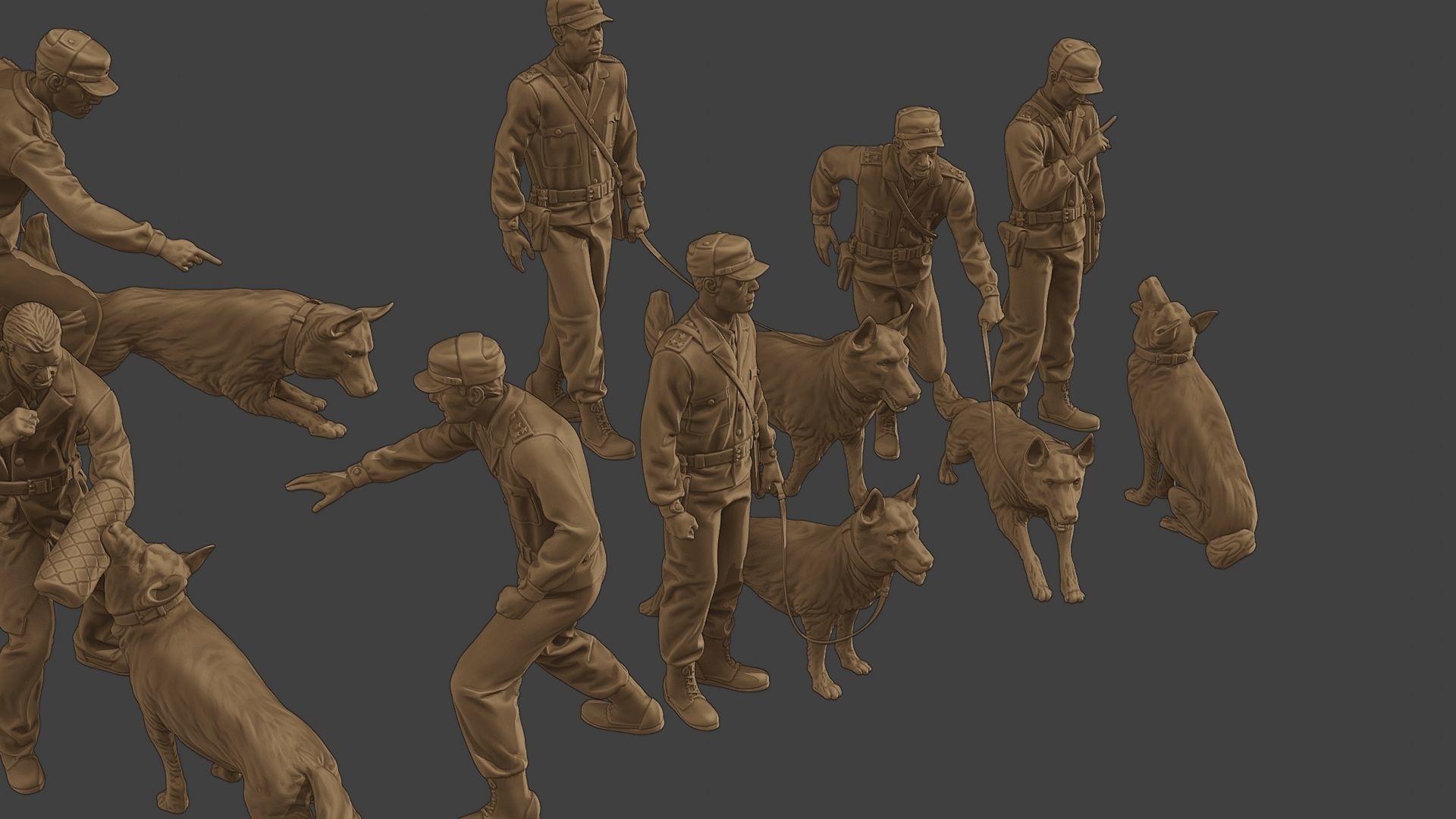 Czechoslovak communist Police K9 Pack 1 3D Model Collection_18