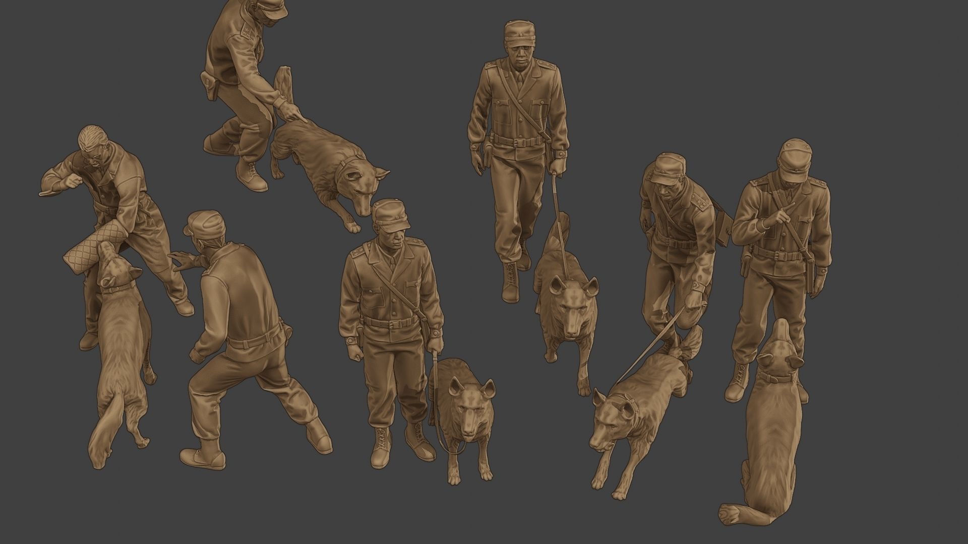 Czechoslovak communist Police K9 Pack 1 3D Model Collection_26