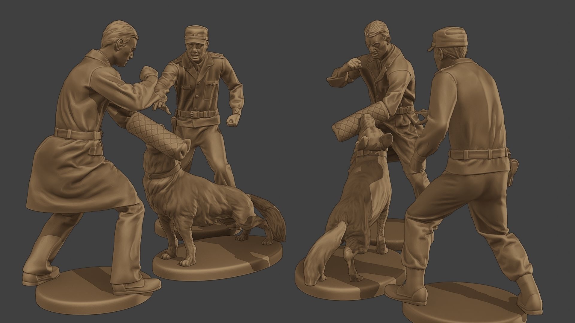 Czechoslovak communist Police K9 Pack 1 3D Model Collection_13