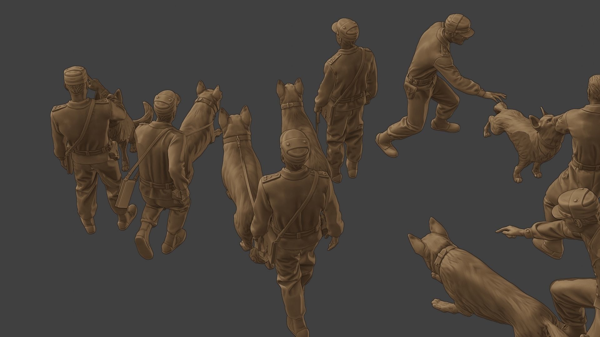 Czechoslovak communist Police K9 Pack 1 3D Model Collection_32