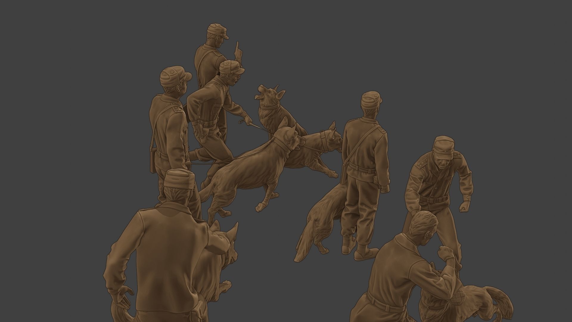 Czechoslovak communist Police K9 Pack 1 3D Model Collection_24