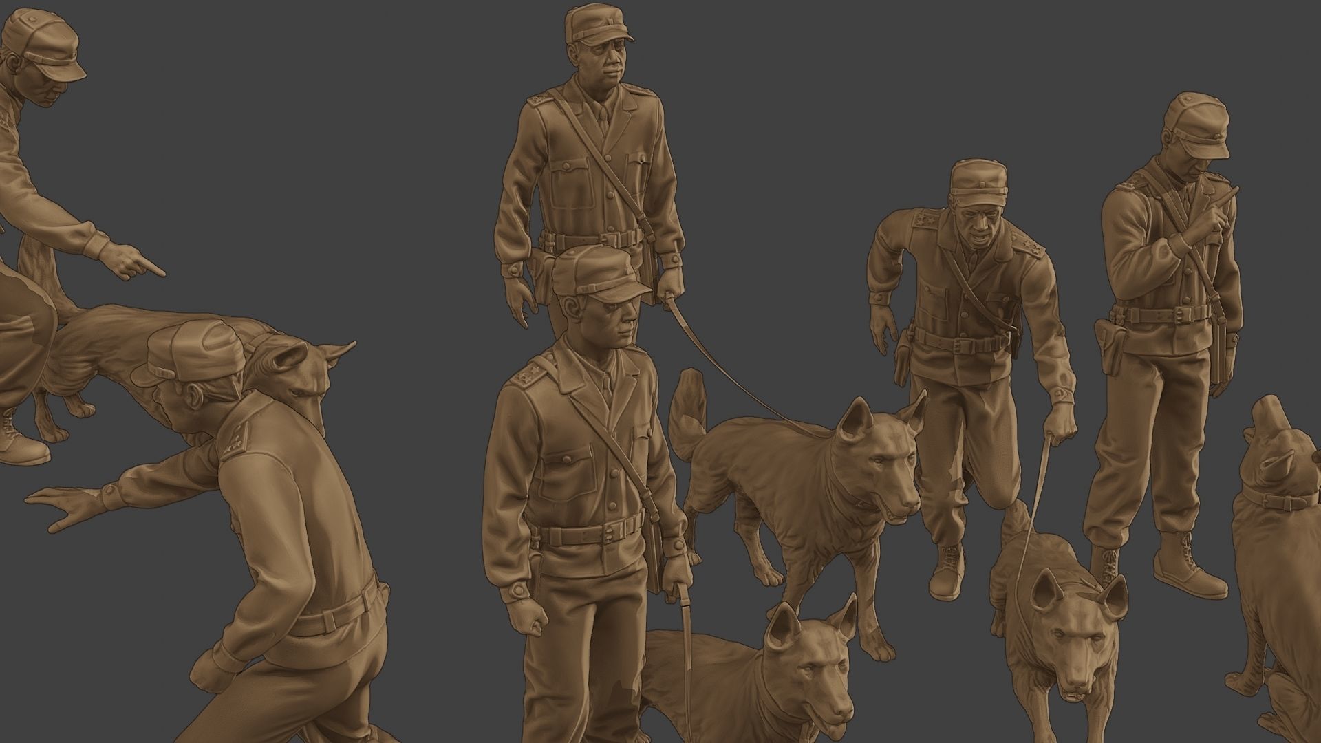 Czechoslovak communist Police K9 Pack 1 3D Model Collection_21